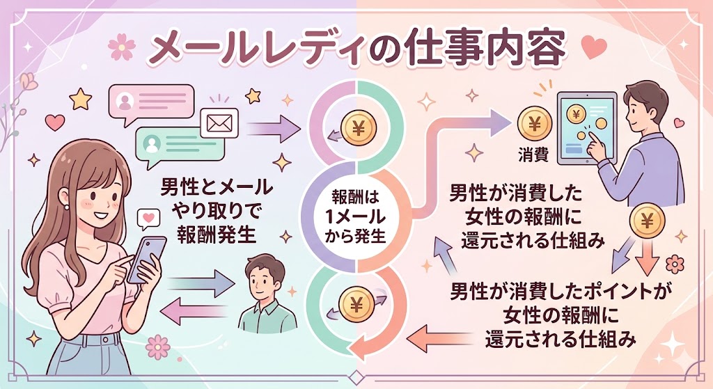 メールレディ 仕事内容